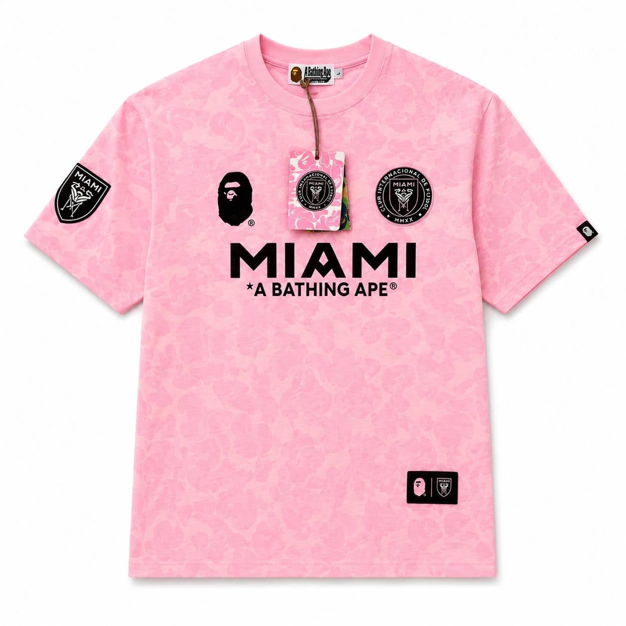 BAPE x Inter Miami CF Camo Tee product image